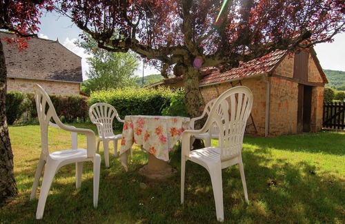 Chasteaux Cabaña | Casa cerca de Lac du Causse con terraza