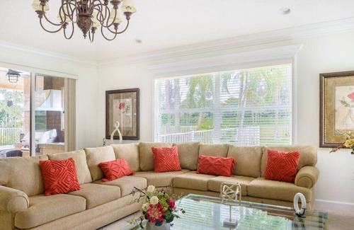 Greenacres Villa | Lakeside Paradise W/Heated Pool near the Beach