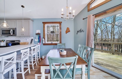 Lake Harmony Estates Casa | Lakeview Escape with Hot Tub & Fire Pit