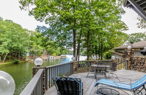 Hot Springs Village Casa | Lakeview Home With Grill on the Deck and Boat Dock With Ladder - Unit 0002 by Redawning