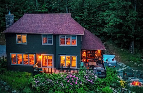 Bolton Landing Casa | Lakeview Lodge|Hot Tub|9 Beds|Pet Friendly|Dock Slip|Lake Views|