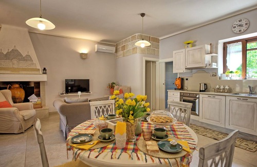San Michele Salentino Villa | Villa en San Michele Salentino con 2 habitaciones, capacidad 4