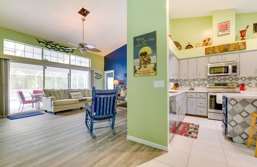Dunnellon Casa | Lanai & Grill: Sunny Home Near Rainbow Springs!