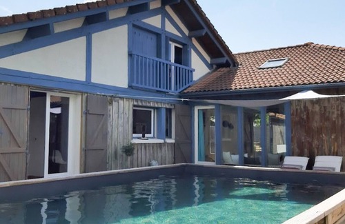 Bias Villa | Casa Landesa para 12 personas cerca del océano, piscina, WIFI incluido