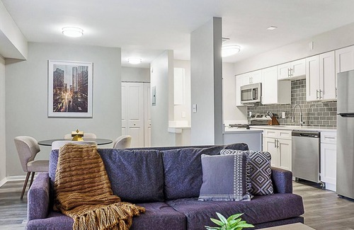 Indianapolis Apartamento | Landing | Chic 1BD, Courtyard, Gym