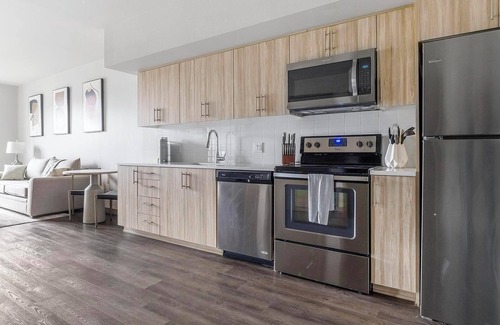 Northwest Portland Apartamento | Landing | Modern 1BD, Courtyard, Gym