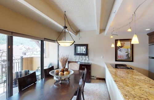 Vail Condominio | Elegante, Lionshead Condo | El hito | L304
