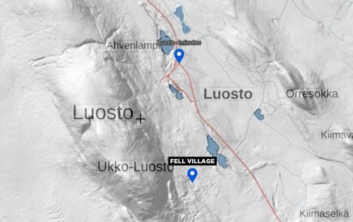 Lampivaara Casa | Landscape Cottages - Fell Village XL with a Mountain View, Fireplace, Sauna, Kitchen