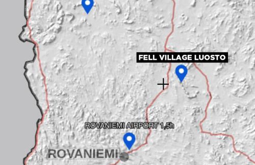 Lampivaara Casa | Landscape Cottages - Fell Village XL with a Mountain View, Fireplace, Sauna, Kitchen