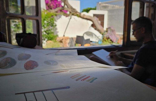 Tahiche Casa | LANZAROTE: Habitación amplia con baño privado en casa terrera