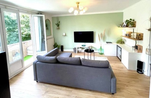 Pont du Cens-Cote d'Or Apartamento | Large bright nest with garden in Nantes