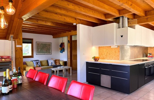 Oz-en-Oisans Chalet De Esquí | Large chalet 12 people | 20m from the slopes | Sauna & mountain view