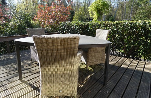 Marum Chalet De Esquí | Large chalet for rent in wooded area on border Friesland, Groningen,Drenthe.