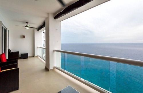 Zona Hotelera Norte Condominio | Gran Condominio, Alberca Climatizada, Sauna, Cuarto de Masaje