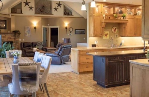 Bigfork Casa | Large Family Home w/ Hot Tub, Games, Near Bigfork