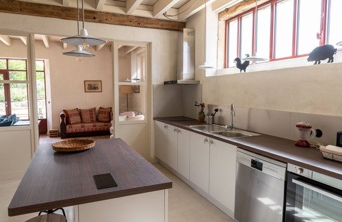 Pont-de-Ruan Cabaña | Gîte-Confortable-Baño privado con bañera-Vista al campo-4*