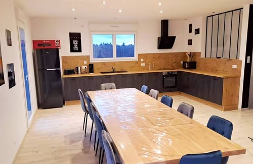 Pierrepont-sur-l'Arentele Cabaña | Gran casa para 10 pers. con sauna y juegos cerca de los Vosgos