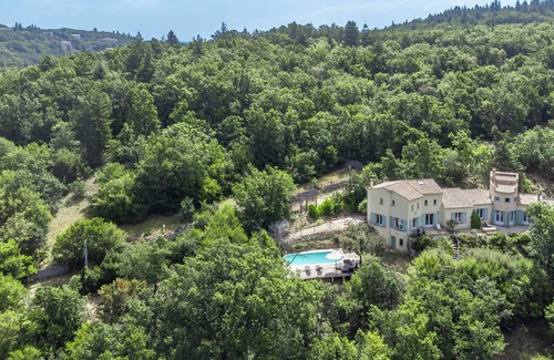 Sault Casa | Piscine chauffée et vue sur le Mont Ventoux