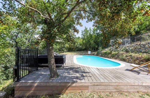 Sault Casa | Piscine chauffée et vue sur le Mont Ventoux