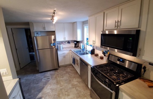 Smyrna Casa | Large lake house with Beach side Tiki BAR