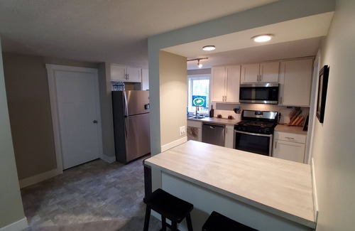 Smyrna Casa | Large lake house with Beach side Tiki BAR