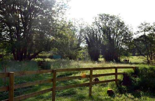 Belluton Chalet De Esquí | Large Luxury Shepherds Hut with Hot Tub nr Bath
