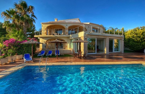 Aduanas Villa | villa lujosa con vistas al mar espectaculares para maximo 8 a 10 persones