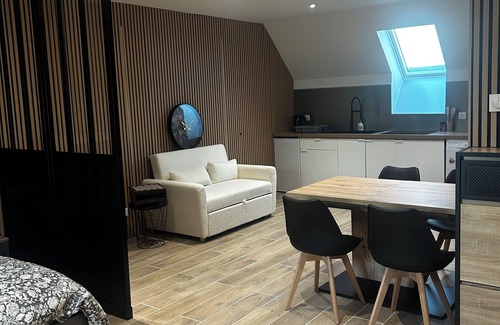 Hardelot-Plage Apartamento | Large modern 40 m² loft-style studio just 50 metres from the beach!
