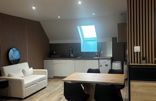 Hardelot-Plage Apartamento | Large modern 40 m² loft-style studio just 50 metres from the beach!