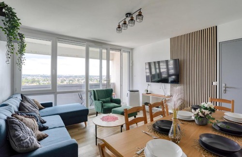 Sevran Apartamento | Large-Paris, CDG, Villepinte Expo, Disney, Asterix