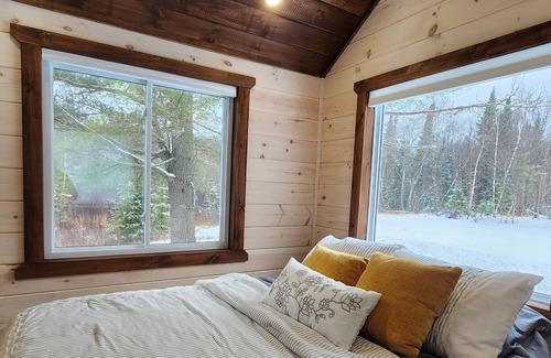 Malone Cabina | Lazy Deer - Tiny Cabin, 50 acres near Titus Ski