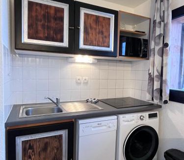 Saint-Etienne-en-Devoluy Apartamento | Le 72ème flocon, T2, vue imprenable, résidence calme, 100 m des pistes
