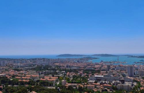 Toulon Apartamento | Le Balcon, vue panoramique au Faron