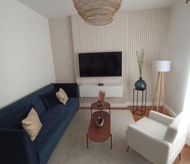Le Creusot Apartamento | Le Blue IVY Hyper centre 2 chambres Tout équipe