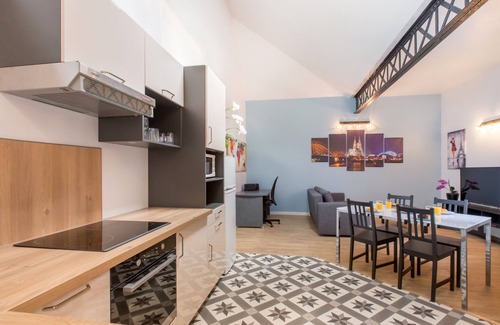 Tourcoing Apartamento | Le Business! Appartement Avec Bureau et Imprimante