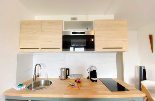 Port Apartamento | Le Côte d'Opale-Estudio-Baño con bañera
