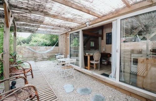 Le Teich Chalet De Esquí | Le Cabanon doré, Suite SPA et nature chez Ivona Vacances