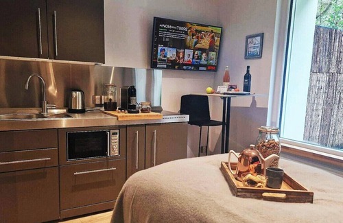 Boulogne-sur-Mer Apartamento | Estudio-Vista al patio-Baño Privado-Le Calvaire du Marin
