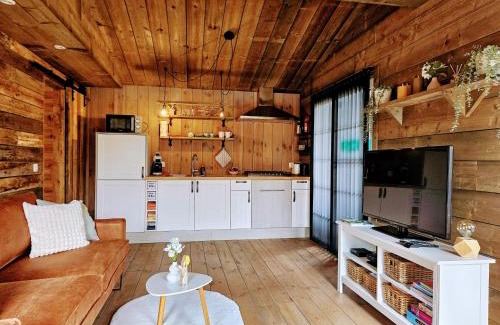 Geel Chalet De Esquí | Le Canard - Rust aan het water