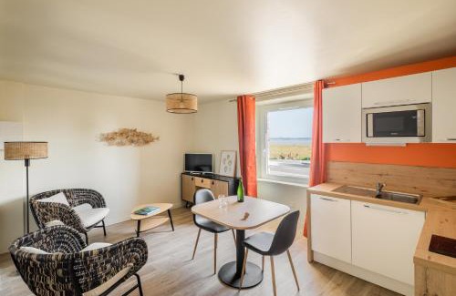 Saint-Benoit-des-Ondes Apartamento | Le Cancaven - Côté Mer - Très belle vue mer