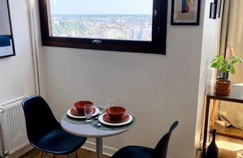 Colombier - Champ de Mars Apartamento | Le Cassiopée - Vue incroyable surplombant Rennes