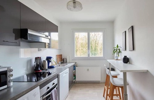 Pont du Cens-Cote d'Or Apartamento | Le Cens :T3 Parc et Rivière, Proche Centre-ville