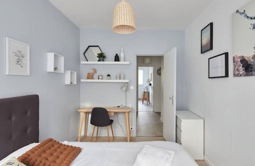 Pont du Cens-Cote d'Or Apartamento | Le Cens :T3 Parc et Rivière, Proche Centre-ville