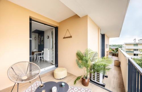 Colomiers Apartamento | Le Cheval à Bascule - 2 chambres - Balcon