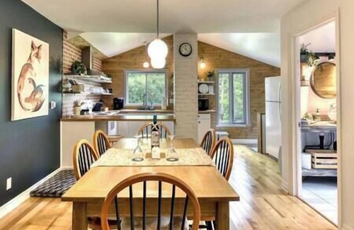 Brebeuf Chalet De Esquí | Near Mont-Tremblant | Beach View | Wooded Area