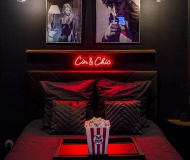 Saint-Etienne Apartamento | Le Cin et Chic Vidéoprojecteur Popcorn Netflix