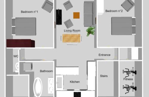Cernay Apartamento | Le cinquante-deux appartement de Charme