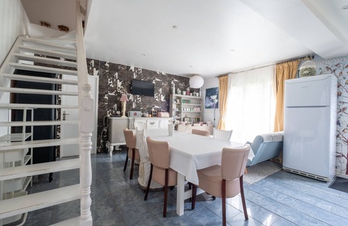 Tourny Cabaña | Gîte-Rural-Baño con bañera-Vista al Jardín