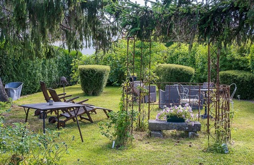 Tourny Cabaña | Gîte-Rural-Baño con bañera-Vista al Jardín