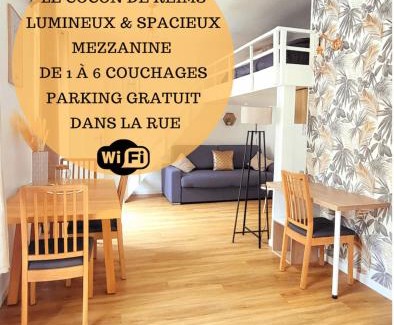 Reims Apartamento | Le Cocon de Reims family and free parking